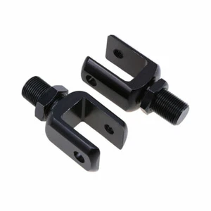 Motorcycle Shock Absorber Adapter Fork Straight Replacement Black - Picture 1 of 7