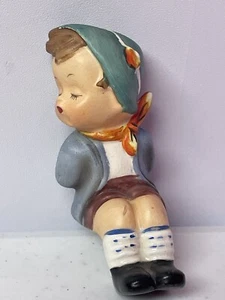 1959 Napco Japan 3.5” Sitting Boy Kissing Figure C4073 Replacement Salt Shaker - Picture 1 of 8