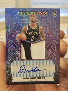 2023-24 Obsidian Dariq Whitehead RC Patch Auto Deep Sea Mojo Electric Etch 1/5🔥 - Picture 1 of 10