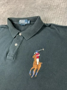 Polo Ralph Lauren Shirt Mens Extra Large Big Pony Rugby #3 Pullover Chief Keef - Picture 1 of 13