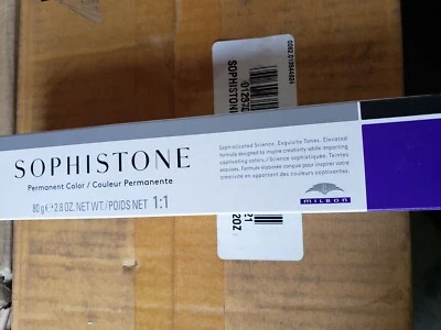 lote de 2 MILBON SOPHISTONE COLOR PERMANENTE MARRÓN OSCURO, DOBLE NATURAL 3NN (3/00) Foto 1 de 4