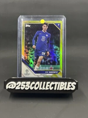 2021-22 Topps UEFA UCL 1st Edition #186 Kai Havertz Yellow Foil /250 SP Chelsea - Image 1 of 2