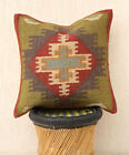 Indian Jute Cushion Cover, Handwoven Rug Pillow, Kilim Pillow Cover Pattern