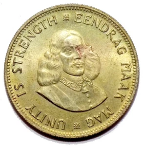 SILVER : 1961- 20c ( 20 CENTS ) EENDRAG SOUTH AFRICA 1 SILVER COIN - 11.3 GRAM - Picture 1 of 2