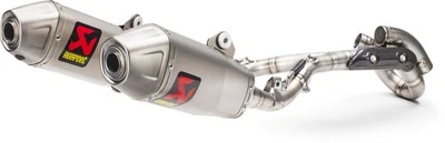 S-H4MET15-CIQTA - Exhaust Akrapovic Evolution Line Honda CRF450R / 450RX (17-20) - Imagem 1 de 4