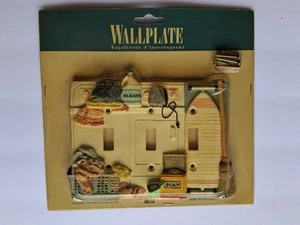 Vintage Figi Wallplate ~lavanderia NUOVO interruttore dipinto a mano (A9.6) - Foto 1 di 2