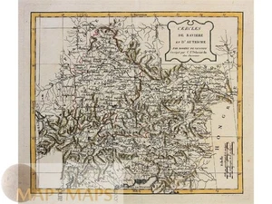 1762 Vaugondy Antique Map – Bavaria & Austria Circles, Hand-colored - Picture 1 of 1
