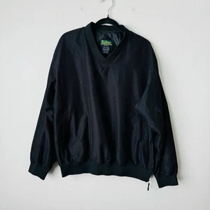 Tres Bien Golf Black V Neck Wind Breaker Pullover Jacke Herren Gr. L - Bild 1 von 8