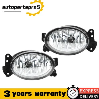 Bumper Fog Lights 2007-2008 For Mercedes Benz Clear Lens Lamps Left+Right Dide Foto 1 de 4
