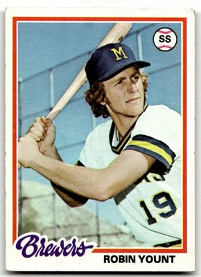 Robin Yount Milwaukee Brewers 1978 Topps #173 Salón de la fama ¡Como nuevo sin precio base! Foto 1 de 2