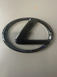Gloss Black Emblem Trunk Badge Logo Fits 2006-13 Lexus IS250 IS350 ISF 2008-14 - Picture 1 of 10