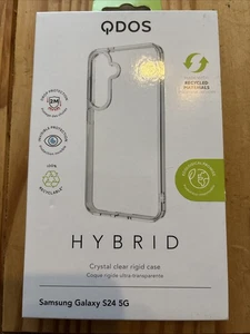 QDOS Hybrid Crystal Clear Rigid Case für Samsung Galaxy S24+ 5G - Bild 1 von 2
