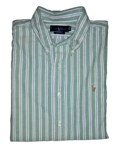 Ralph Lauren Herren Custom Fit Knopfleiste Langarm Mehrfarbig Gestreift Gr. XXL - Bild 1 von 4