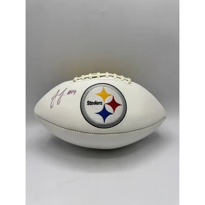Pittsburgh Steelers JuJu Smith-Schuster Pallone Firmato Autografato - Immagine 1 di 4