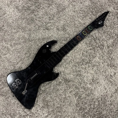 PlayStation 3 - Psyclone Rock Band Black Axe Guitar, NO Dongle PSE3300 - Tested - Image 1 of 4