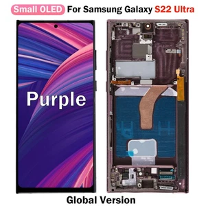 Pantalla OLED Marco Púrpura Para Samsung Galaxy S22 Ultra 5G SM-S908B/E - Imagen 1 de 10