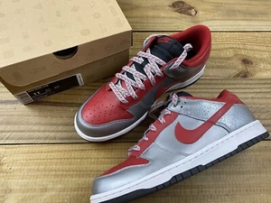 NIB 2010 Nike Sportswear BTTYS Dunk Low Shoes 11 Ultraman Red Silver 318019-661 - Picture 1 of 10