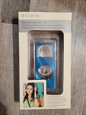 BELKIN ReMix_Brushed Aluminum_Acrylic Hard-Case~fits 2nd GEN Apple IPOD Nano_NEW - Image 1 of 2