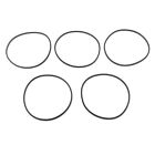 For Harlay Sportster 883 1200 94-17 Rubber Clutch Cover O Ring Derby Gasket 5Pcs
