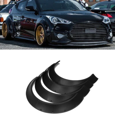 31" For Hyundai Elantra Universal Fender Flares Wheel Arches Wide Body Kit 4Pcs Foto 1 de 4