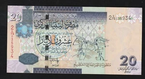 Libyen 20 Dinar nd (2009) P74 unzirkulierte Banknote - Bild 1 von 2