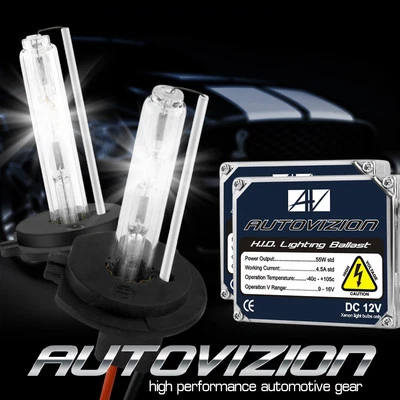 55W HID Conversion Kit H4 9003 Hi-Low Beam ALL Color Xenon Headlight Light Bulbs - Image 1 of 4