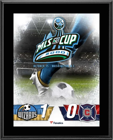Kansas City Wizards vs Chicago Fire 2000 MLS Cup 10.5" x 13" Plaque Cover