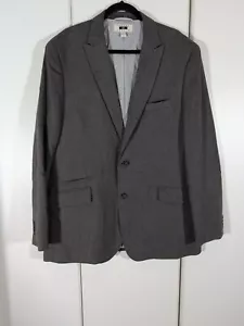 Joseph Abboud Unstructured Gray Elbow Patch Blazer Sport Coat Jacket Mens 2XLT - Picture 1 of 11