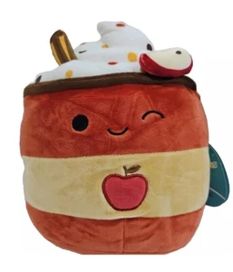 Squishmallows Mead Red Apple Cider Fall Halloween 2024 NWT 8" - Picture 1 of 3