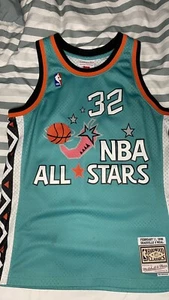 Vintage 1996 NBA All Stars Shaquille O’Neal Hardwood Classics Mitchell & Ness - Picture 1 of 4