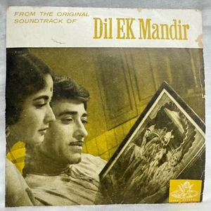 Dil Ek Mandir EP Vinyl Record Angel 45 RPM 7" Bollywood 1968 Hindi Film Indian - Bild 1 von 6