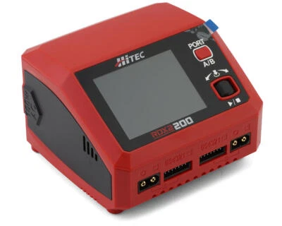 Hitec RDX2 200 Dual Smart LiPo Battery Balance Charger [HRC44370] - Image 1 of 4