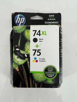 HP 74XL/75  CZ139FN Ink Cartridge | Exp: Aug 2016 - Image 1 of 4