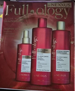 Nexxus Fullology Hair 3 Piece Regimen Set: Shampoo, Conditioner, Leave-In Spray - Picture 1 of 2