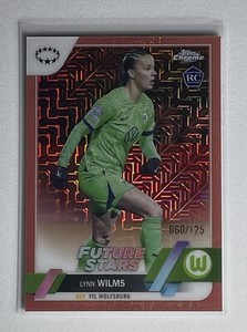 2022-23 Topps Chrome Women Lynn Wilms /125 Rose Gold Wolfsburg