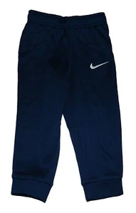 Nike Baby Boy's Sweat Pants Dri-Fit Toddler Fleece Navy Blue Size 24 Months New - Picture 1 of 3