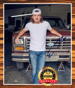 Morgan Wallen - Autographed Signed 8x10 Photo (Whiskey Glasses) Reprint - Picture 1 of 4