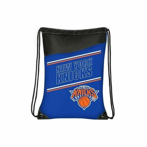 NBA New York Knicks Incline Drawstring Lightweight Backpack Backsack Cover