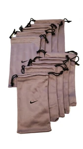 New Nike Eyeglasses/Sunglasses Soft Case/Cleaning Rag - Gray (10 Piece Pack) - Picture 1 of 4