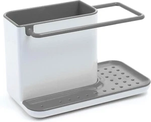 Joseph Joseph Caddy Sink Area Organiser, White/Grey, 13.5 x 20 x 11.5 cm - Picture 1 of 4