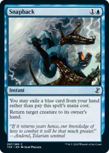 Snapback FOIL Time Spiral Remastered NM Blue Common MAGIC MTG CARD ABUGames - Picture 1 of 1