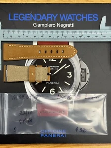 Panerai OEM Strap 22/18 98/60 S Assolut. Wildleder dunkelbraun - Bild 1 von 3
