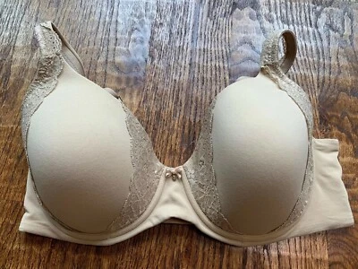 Sujetador con ribete de encaje cobertura completa abrazable SOMA Intimates para mujer 40DD Foto 1 de 4