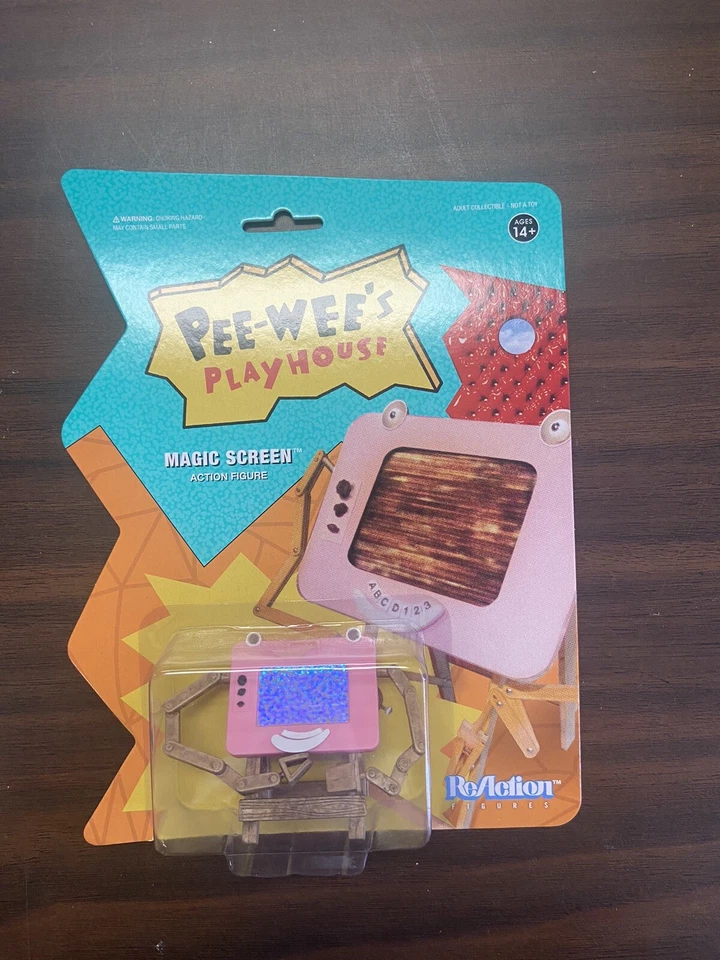 Pee-Wee's Playhouse Magic Screen Super7 ReAction Figure - Image 1 of 1