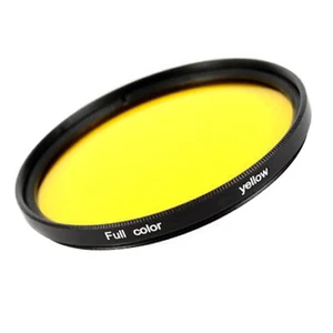Farbfilter Gelb / Yellow Farbeffekt Filter 49 52 55 58 62 67 72 77 82 mm - Picture 1 of 1