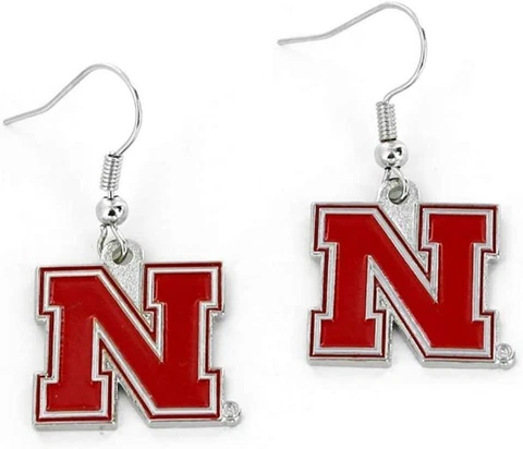 Nebraska Cornhuskers Earrings - Huskers Cover