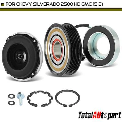 Kit de embrague compresor de aire acondicionado para Chevrolet Silverado 2500 HD 2015-2021 GMC V8 6,6 L Foto 1 de 4