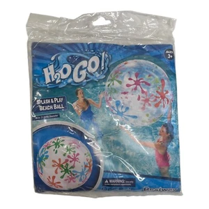 NUEVO Bestway H20 Go Jumbo Beach Ball 48” Inflable Transparente Rosa Azul Verde Naranja - Imagen 1 de 2