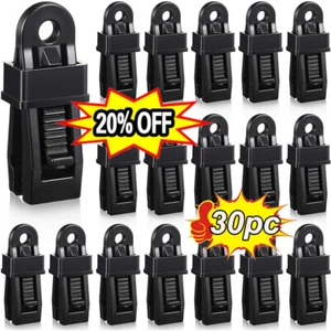 Plastic Clips Adjustable Heavy Duty Lock Grip for Tarp & Shade Cloth New upgrade - Picture 1 of 23
