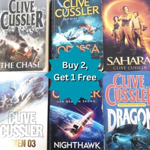 Clive Cussler Novels Choose Your Title Buy 2 Get 1 Free 1 Postage Adventure - Picture 1 of 96